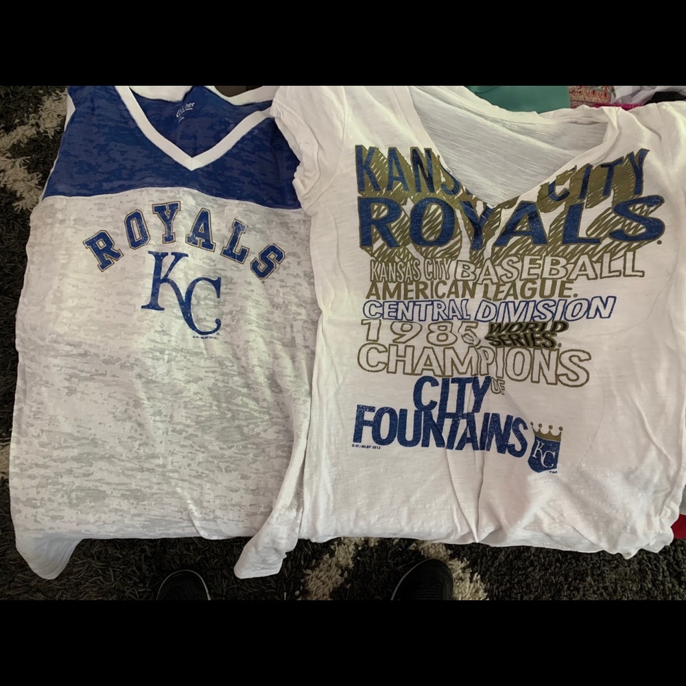 2 Royals shirts
